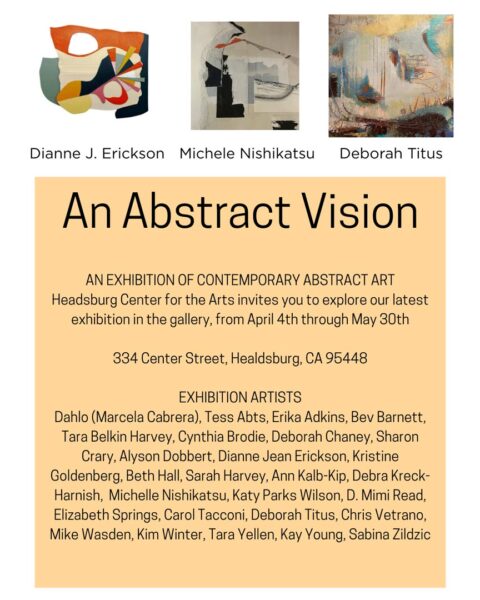 An Abstract Vision - Healdsburg Center for the Arts