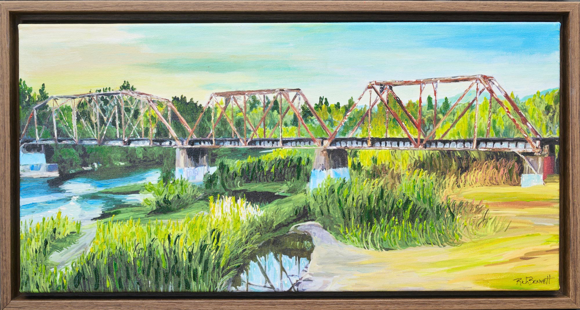 Healdsburg Railroad Bridge Healdsburg Railroad Bridge by Richard Bennett