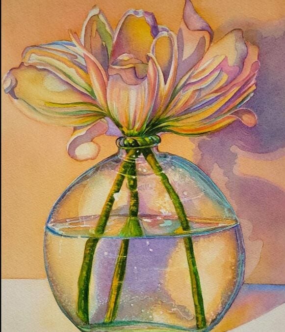 Florals and Glass!